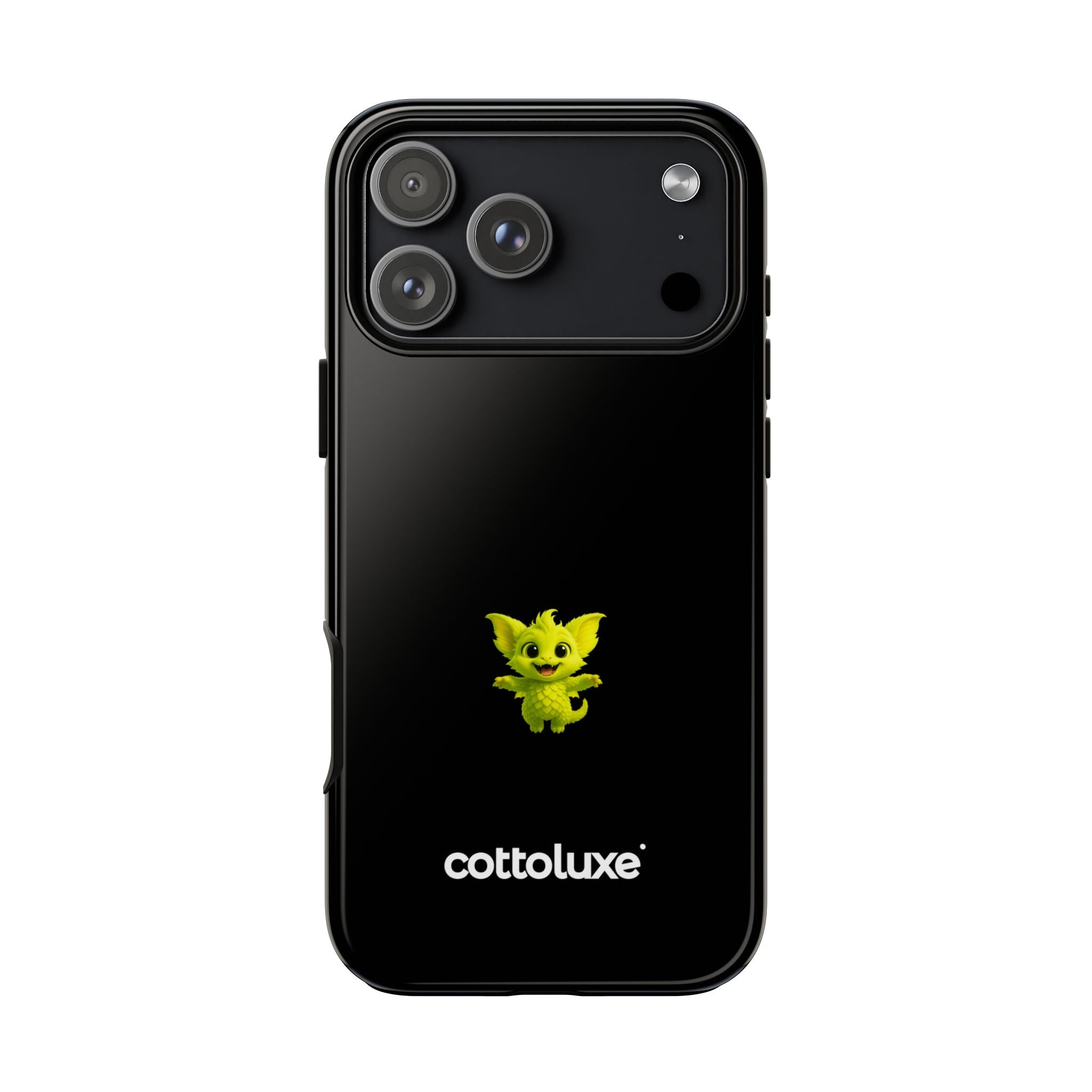 COTTOLUXE Yume Kawaii Black Cat Tough Phone Case for iPhone