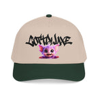 Cute Purple Creature Graphic Mid Profile Baseball Cap Cartoon Character COTTOLUXE
