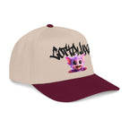 Cute Purple Creature Graphic Mid Profile Baseball Cap Cartoon Character COTTOLUXE