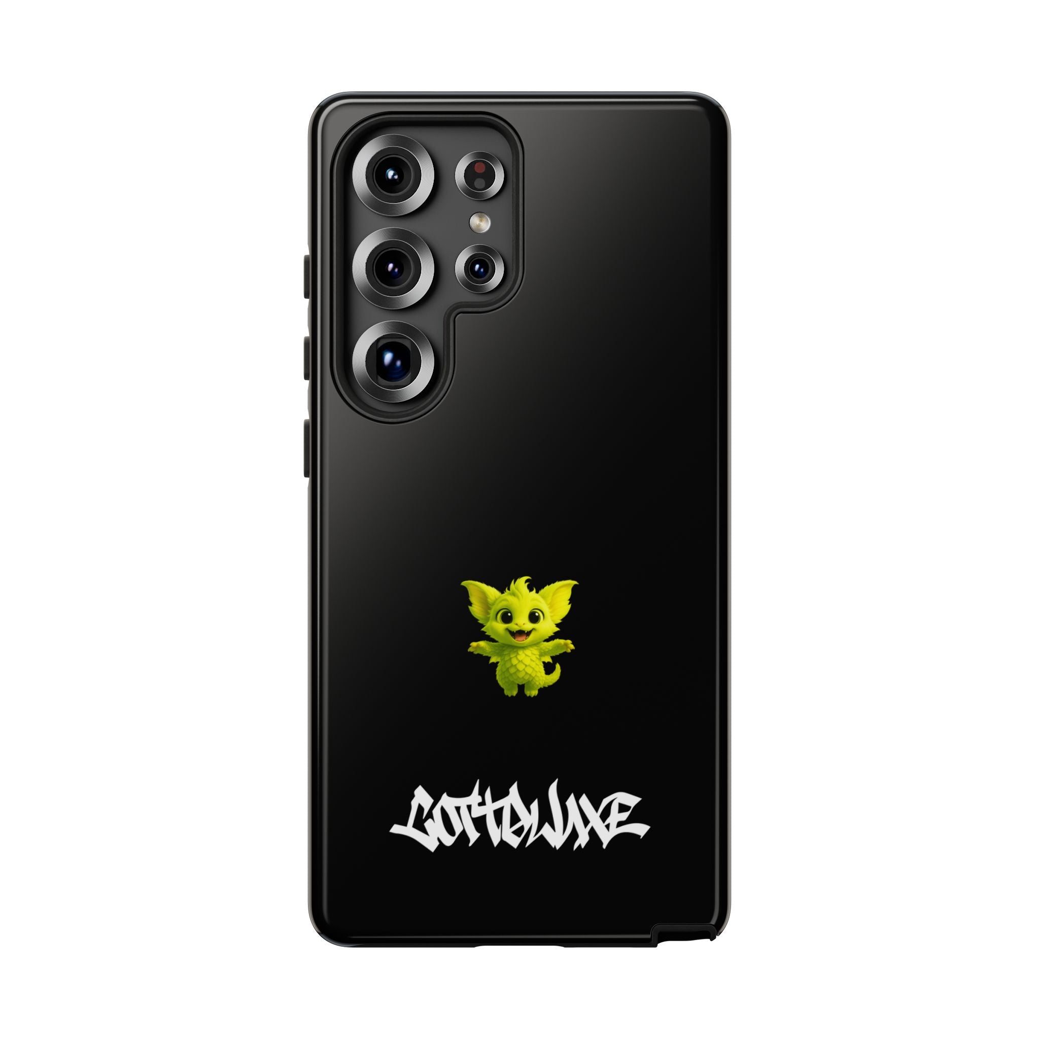 COTTOLUXE Yume Kawaii Black Cat Tough Phone Case for Samsung