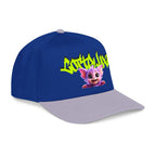 Cute Purple Creature Graphic Mid Profile Baseball Cap Cartoon Character COTTOLUXE