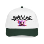 Cute Purple Creature Graphic Mid Profile Baseball Cap Cartoon Character COTTOLUXE