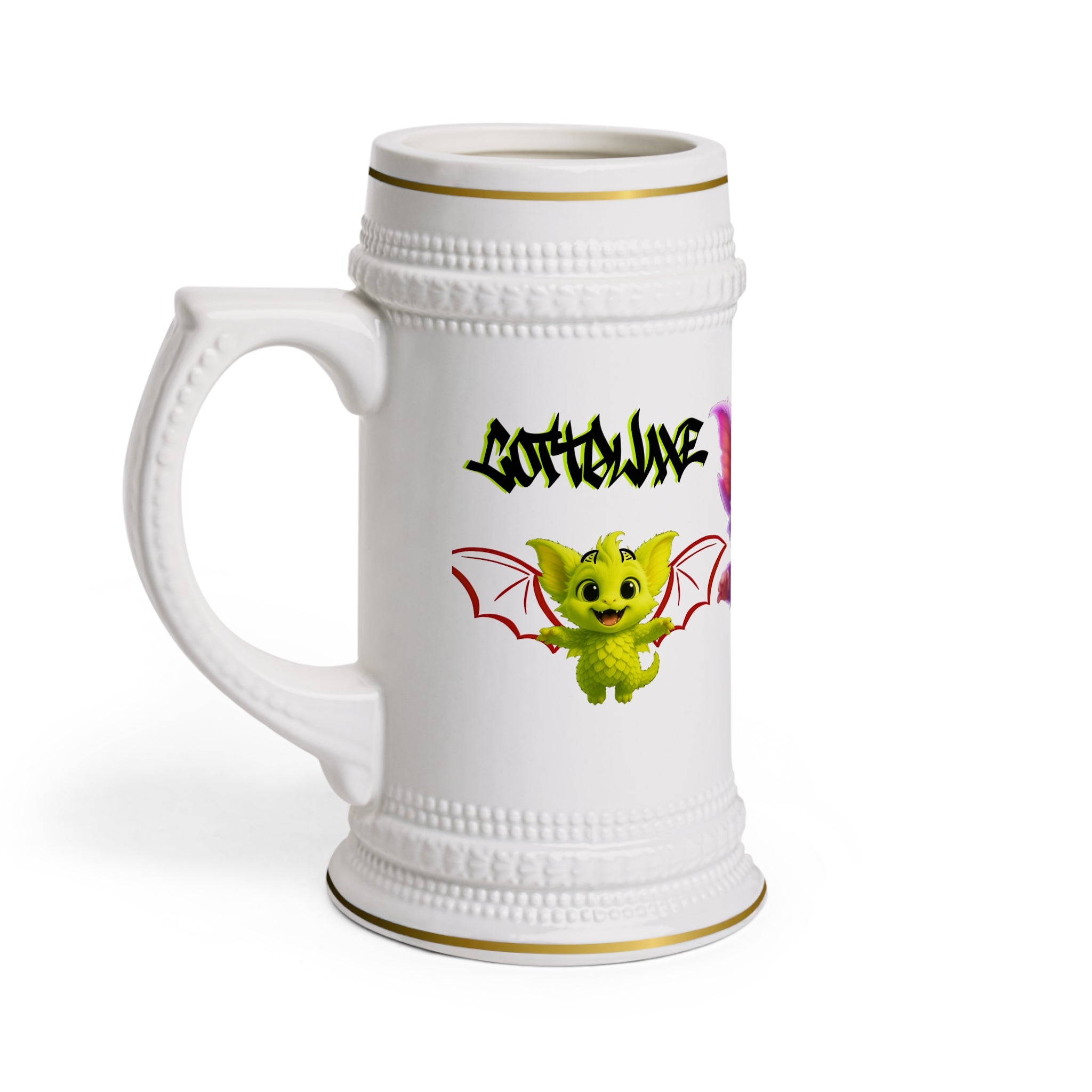 Beer Stein Mug, logo "COTTOLUXE"