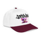 Cute Purple Creature Graphic Mid Profile Baseball Cap Cartoon Character COTTOLUXE