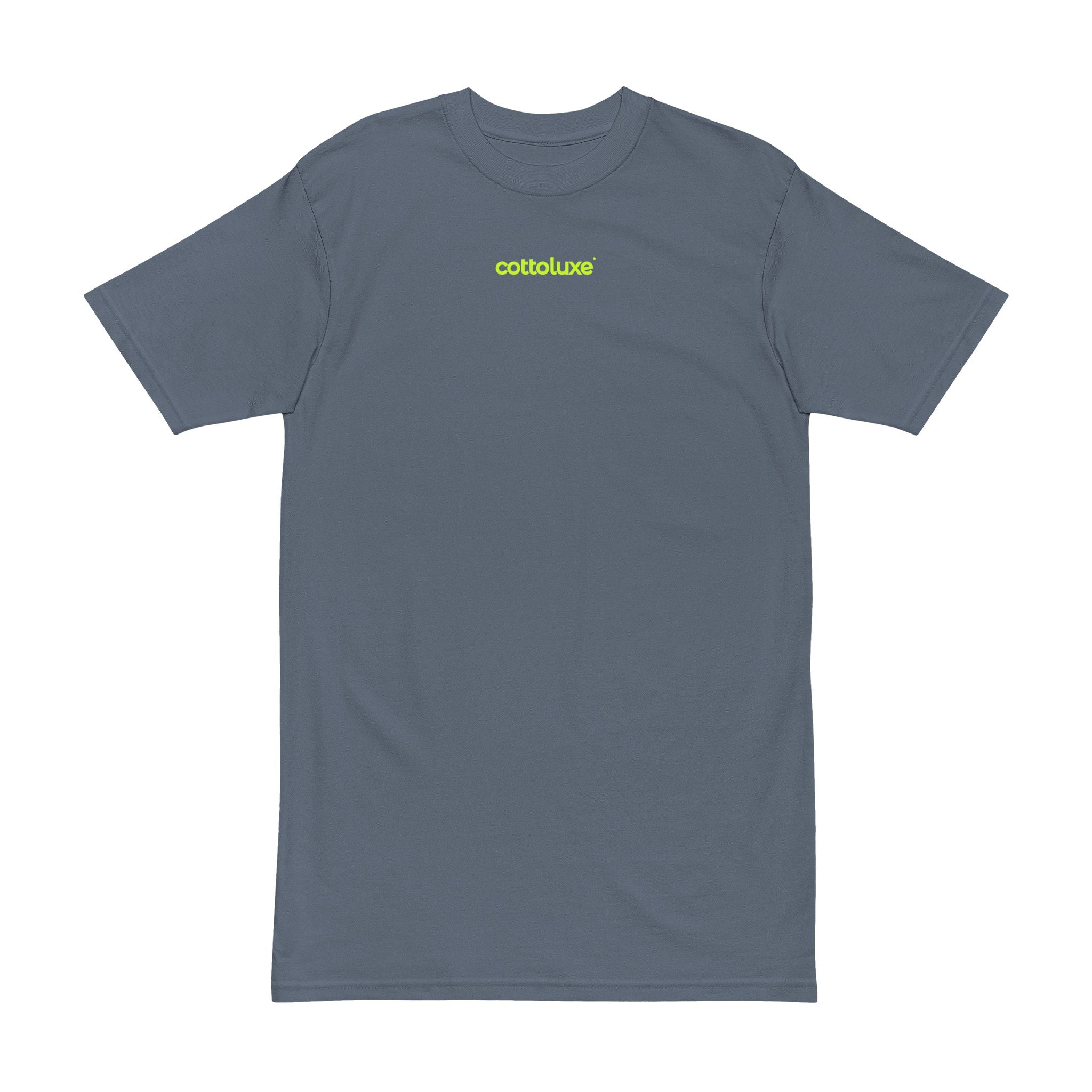 COTTOLUXE Graphic Tee - Neon Green 'COTTOLUXE' Streetwear Shirt