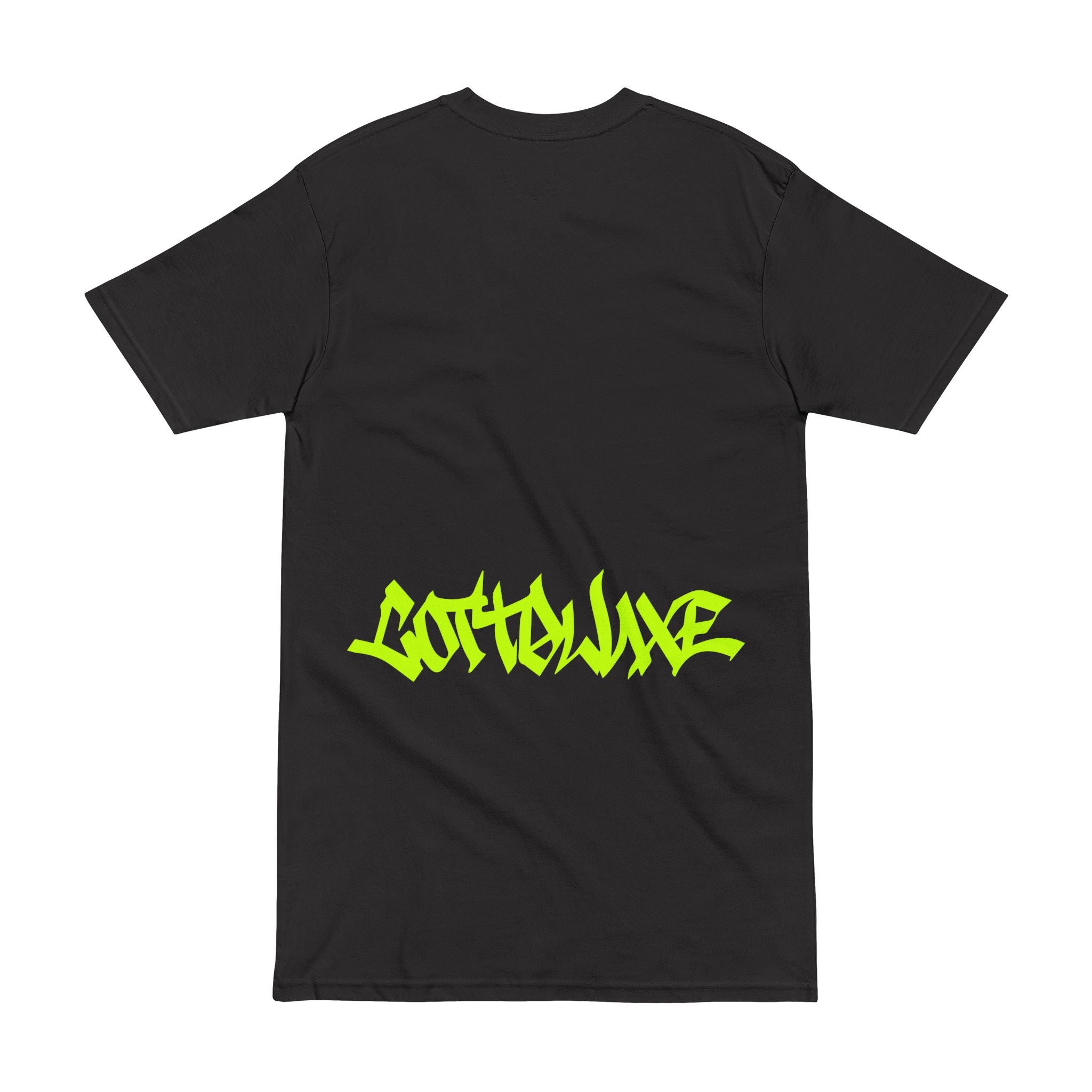 COTTOLUXE Graphic Tee Neon Green Streetwear Shirt