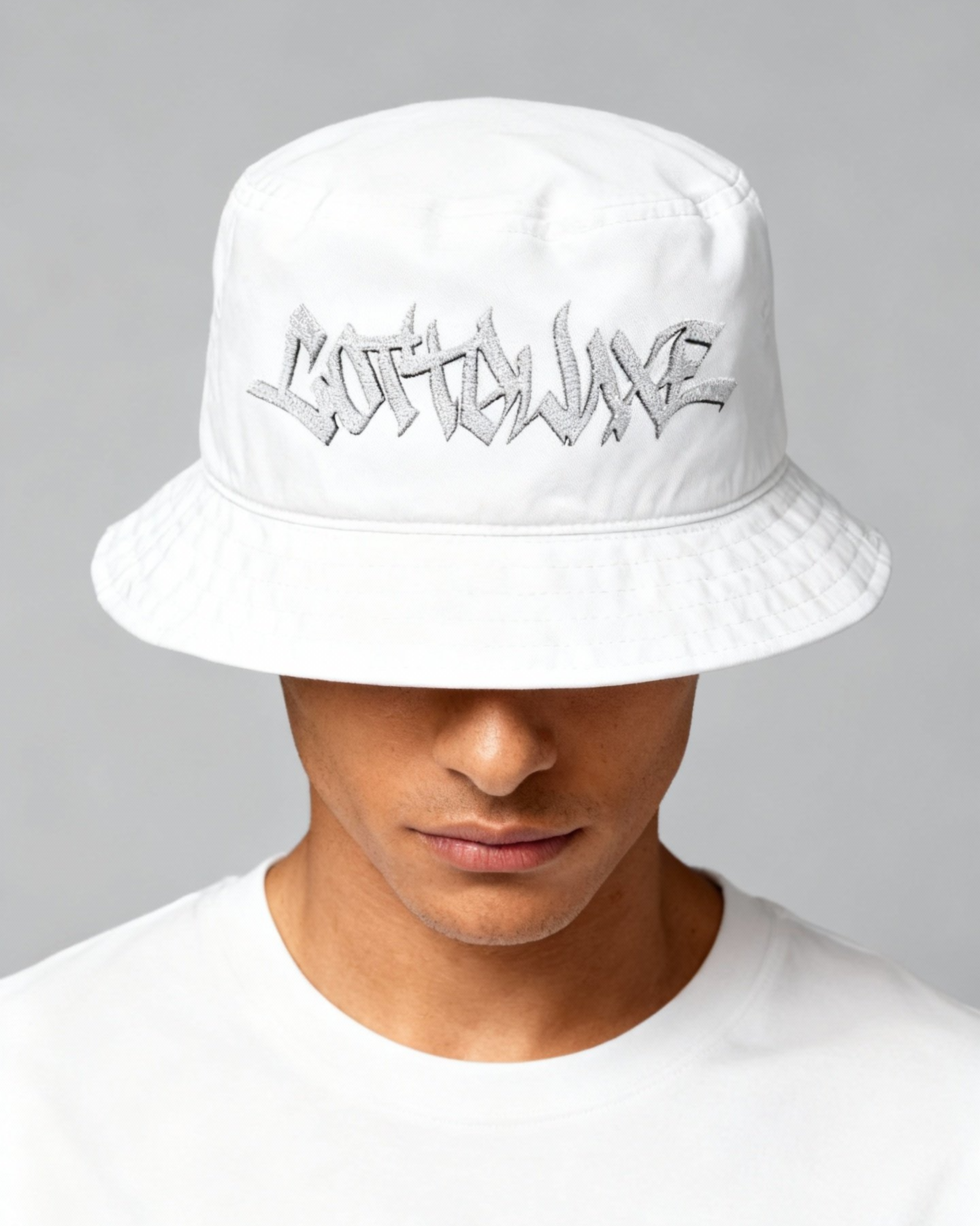 COTTOLUXE Embroidered Bucket Hat