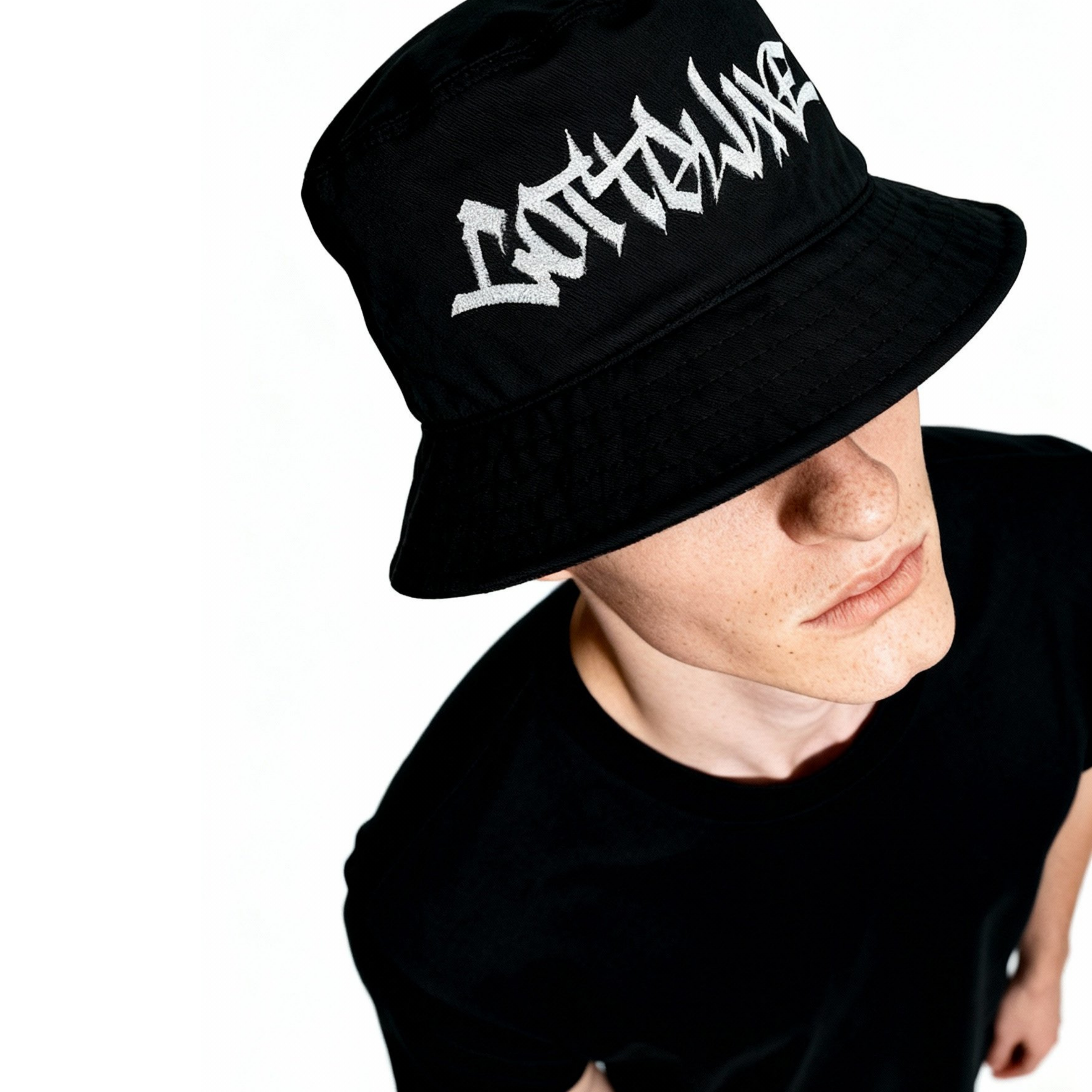 COTTOLUXE Embroidered Bucket Hat