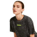 COTTOLUXE Neon Logo Mineral Wash T-Shirt