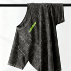 COTTOLUXE Neon Logo Mineral Wash T-Shirt