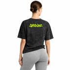 COTTOLUXE Neon Logo Mineral Wash T-Shirt
