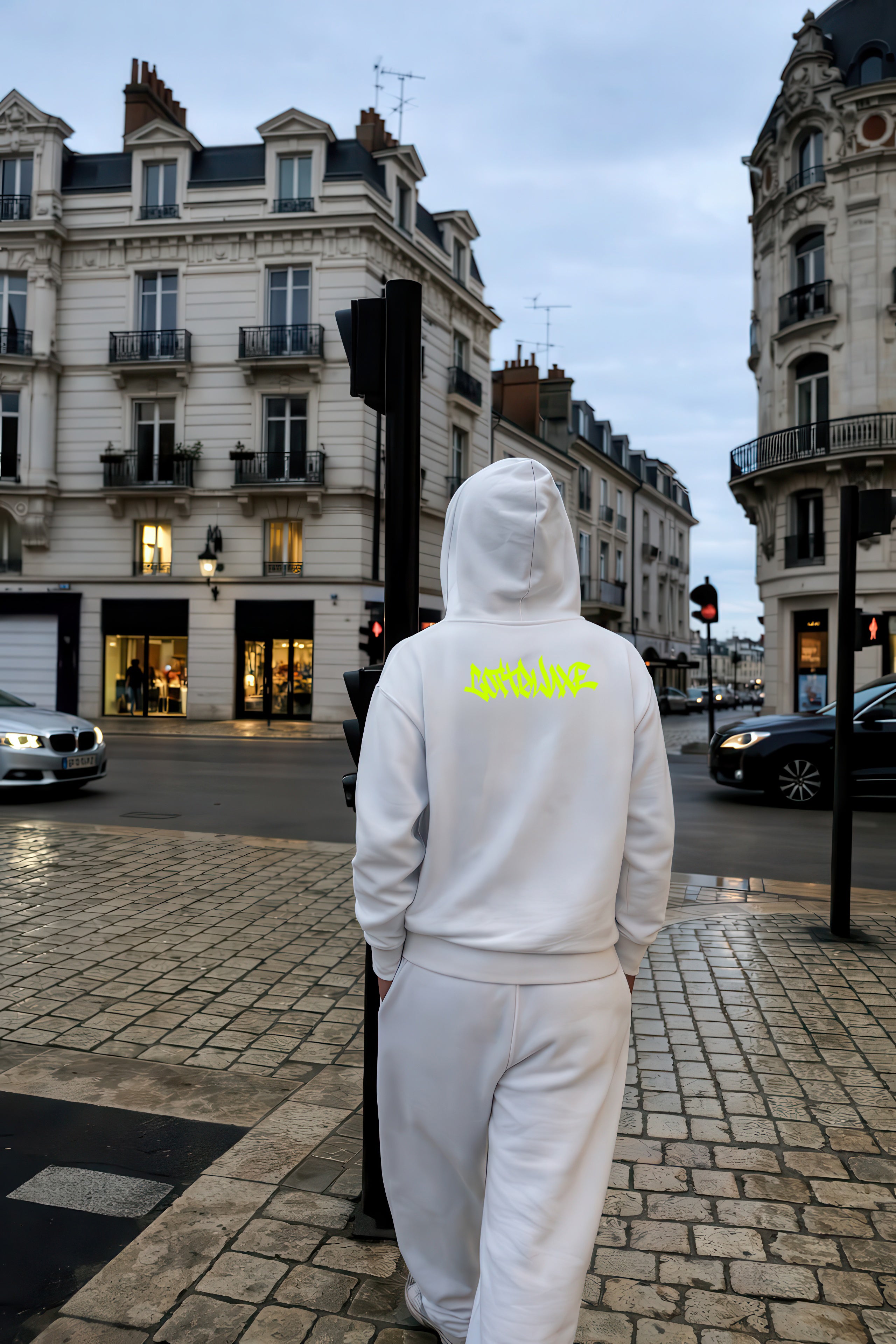 COTTOLUXE Signature Tech Fleece Full-Zip Tie-Dye Hoodie