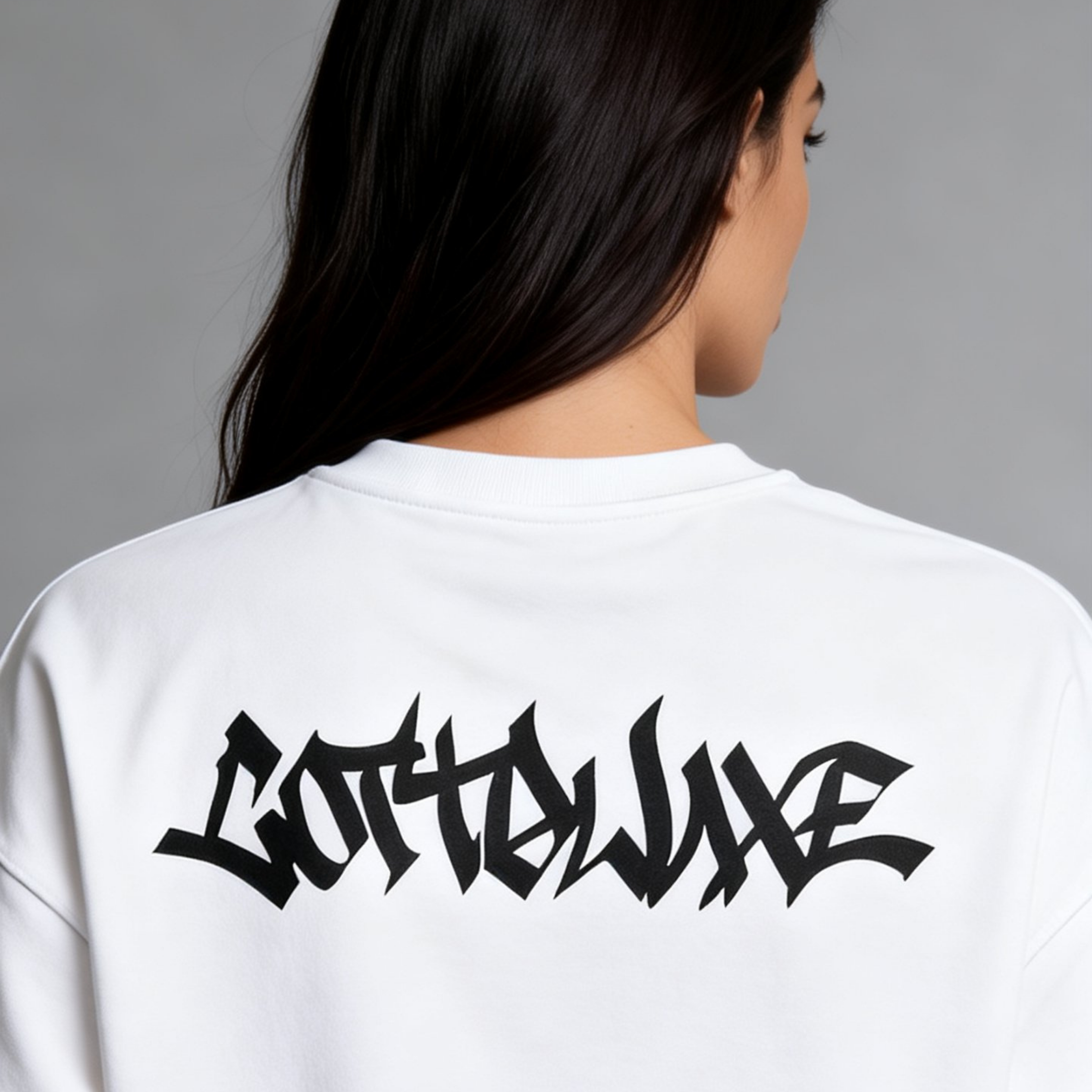 COTTOLUXE Signature Graffiti Logo Sweatshirt