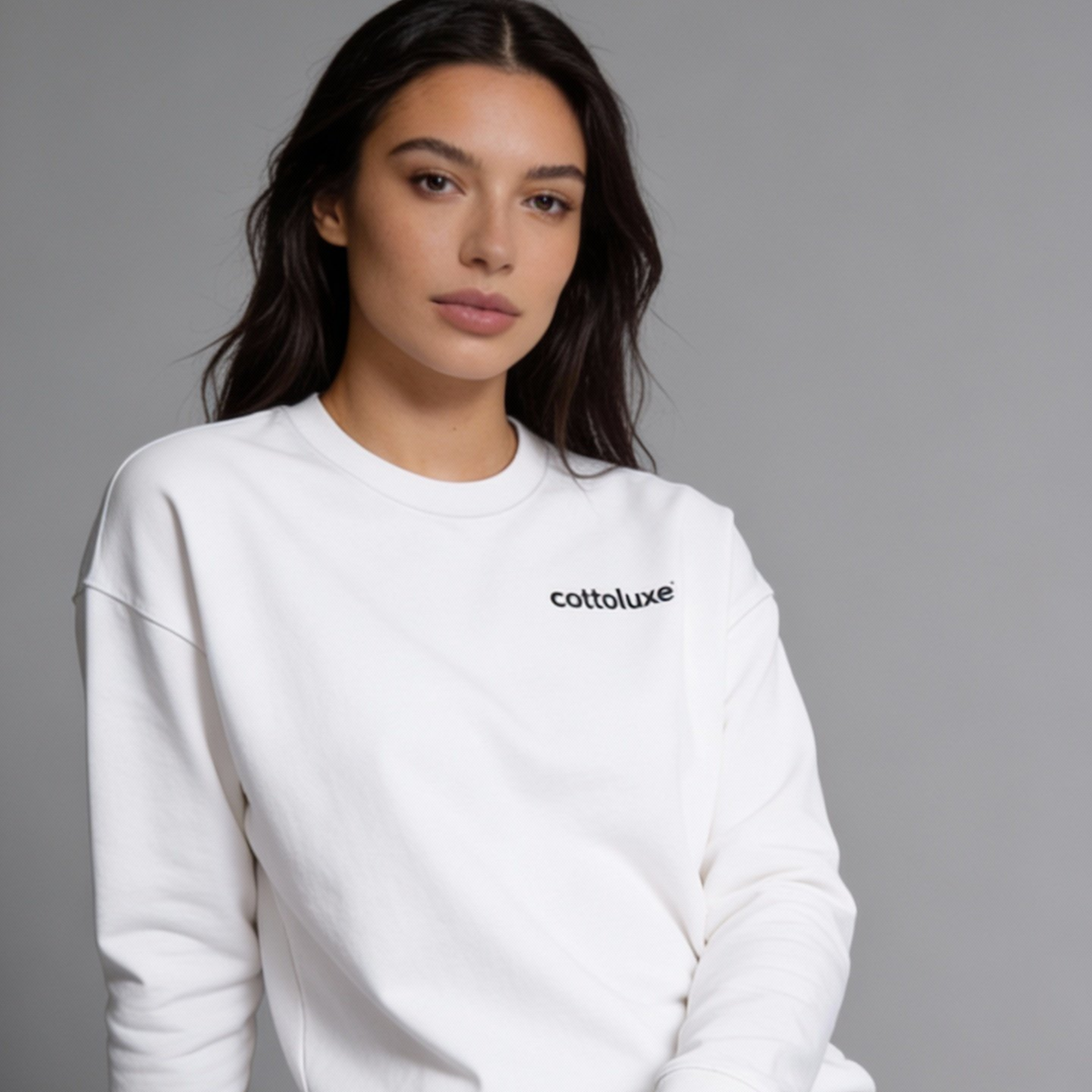 COTTOLUXE Signature Graffiti Logo Sweatshirt