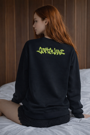 COTTOLUXE Neon Logo Mineral Wash T-Shirt