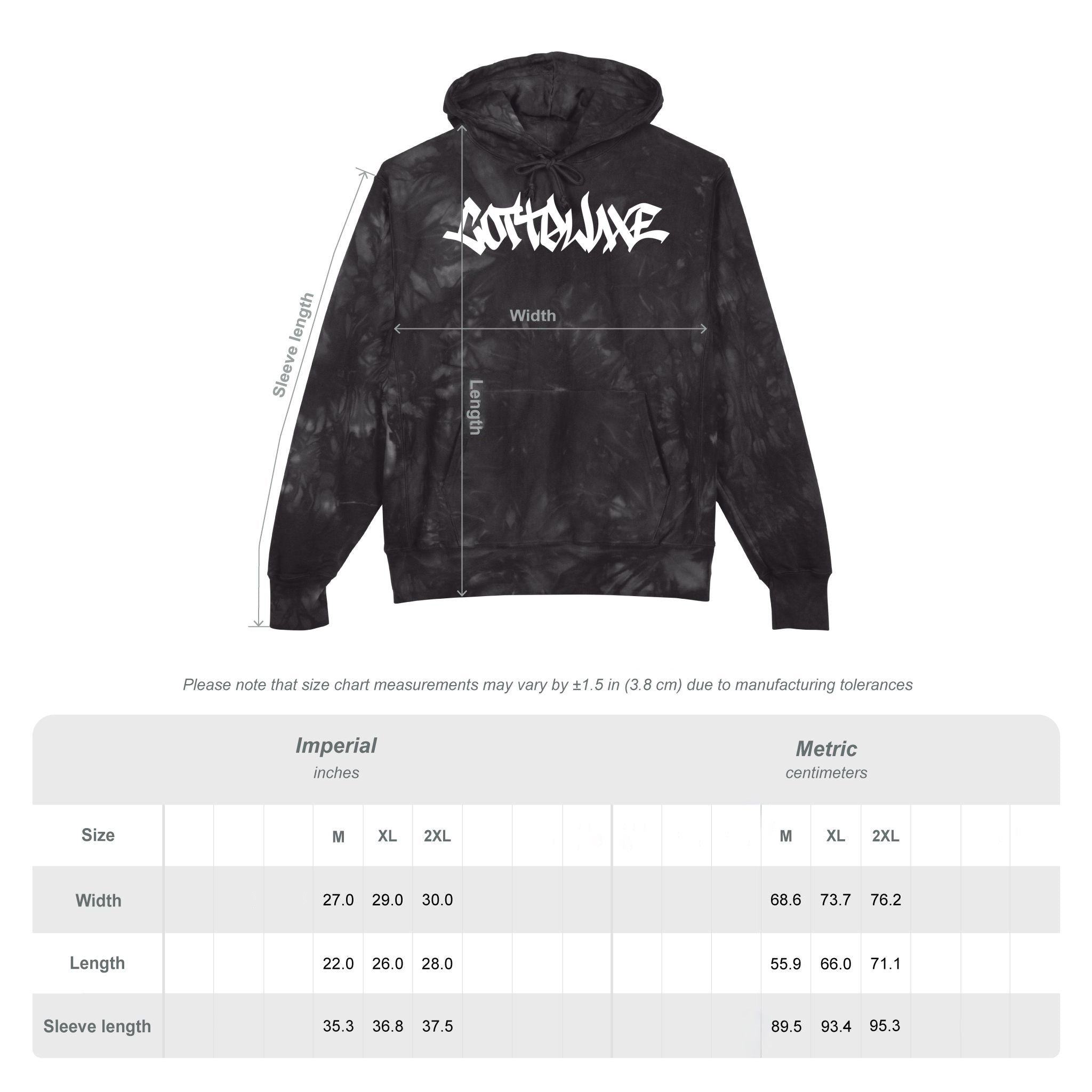 COTTOLUXE Embroidered Tie-Dye Hoodie