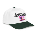 Cute Purple Creature Graphic Mid Profile Baseball Cap Cartoon Character COTTOLUXE