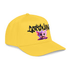 Cute Purple Creature Graphic Mid Profile Baseball Cap Cartoon Character COTTOLUXE
