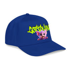 Cute Purple Creature Graphic Mid Profile Baseball Cap Cartoon Character COTTOLUXE
