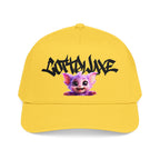 Cute Purple Creature Graphic Mid Profile Baseball Cap Cartoon Character COTTOLUXE
