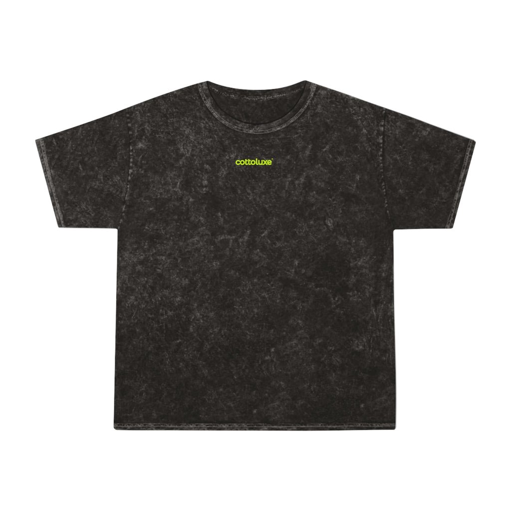 COTTOLUXE Neon Logo Mineral Wash T-Shirt