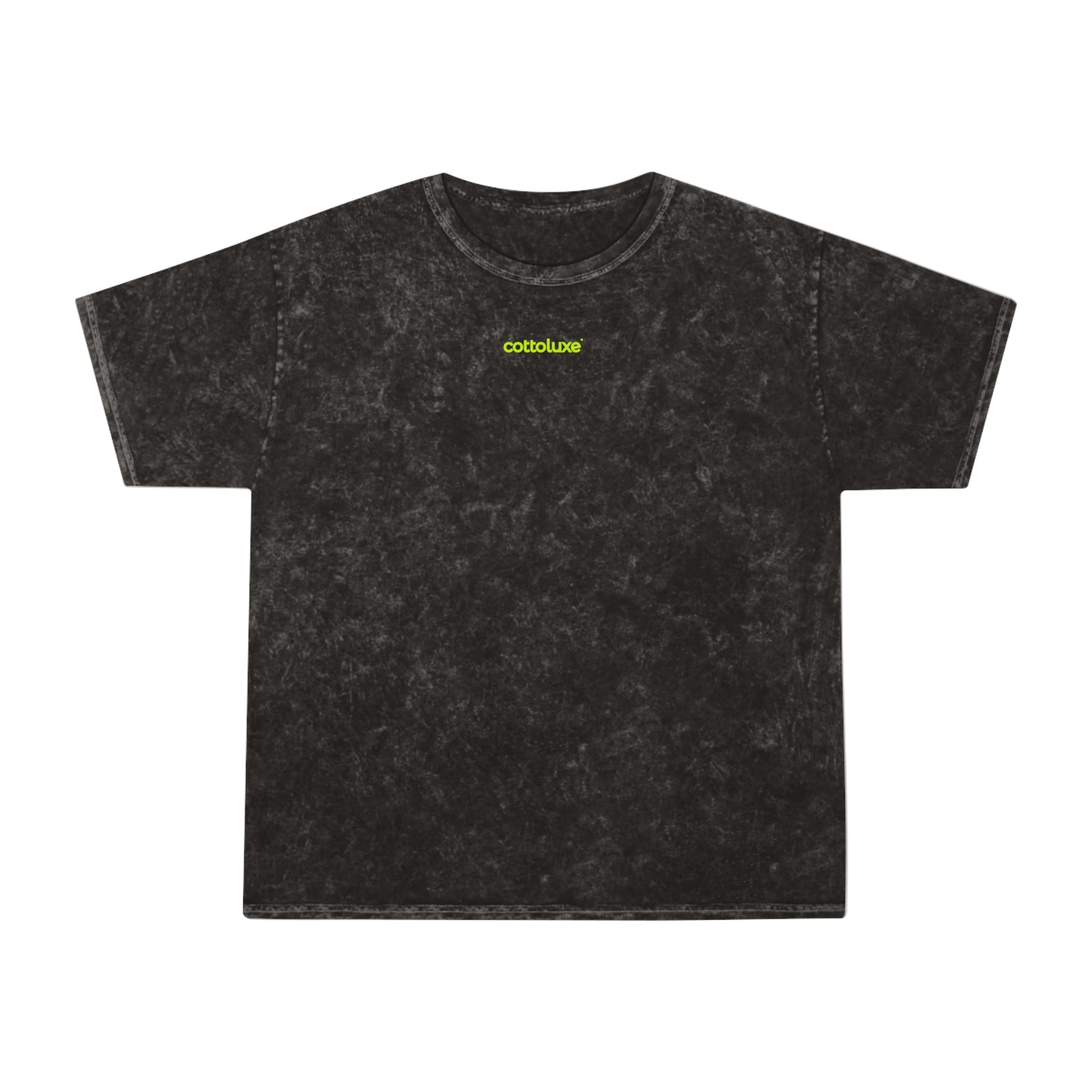 COTTOLUXE Neon Logo Mineral Wash T-Shirt