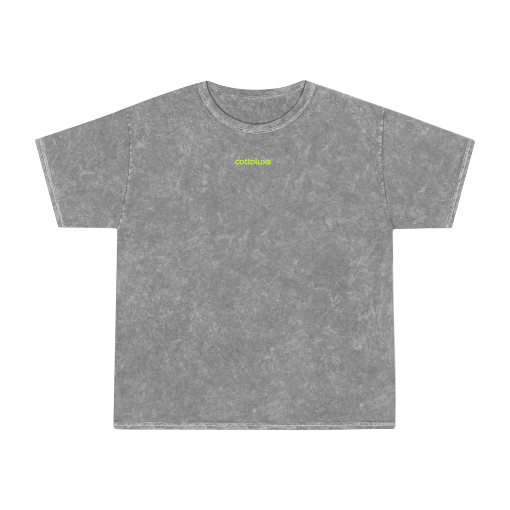 COTTOLUXE Neon Logo Mineral Wash T-Shirt