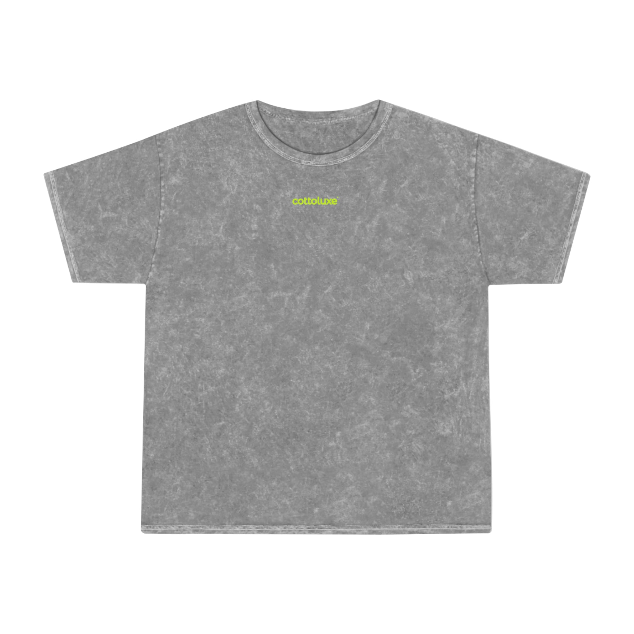COTTOLUXE Neon Logo Mineral Wash T-Shirt